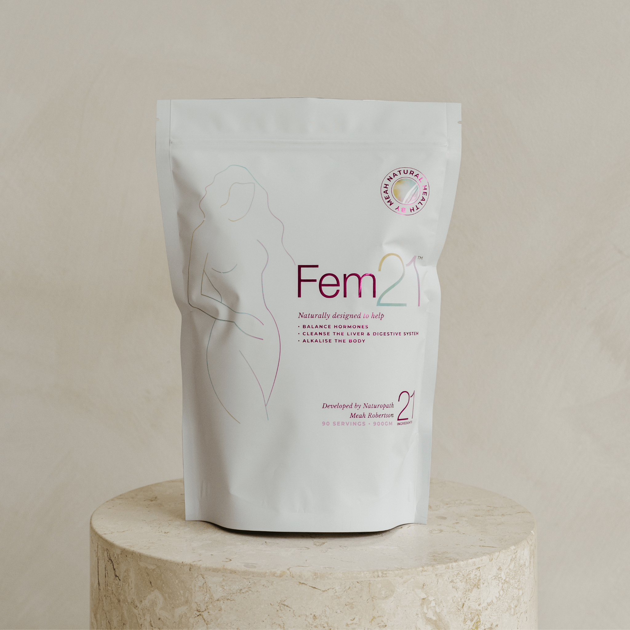 Fem21 - 900g Pouch - 90 servings - Natural Health by Meah