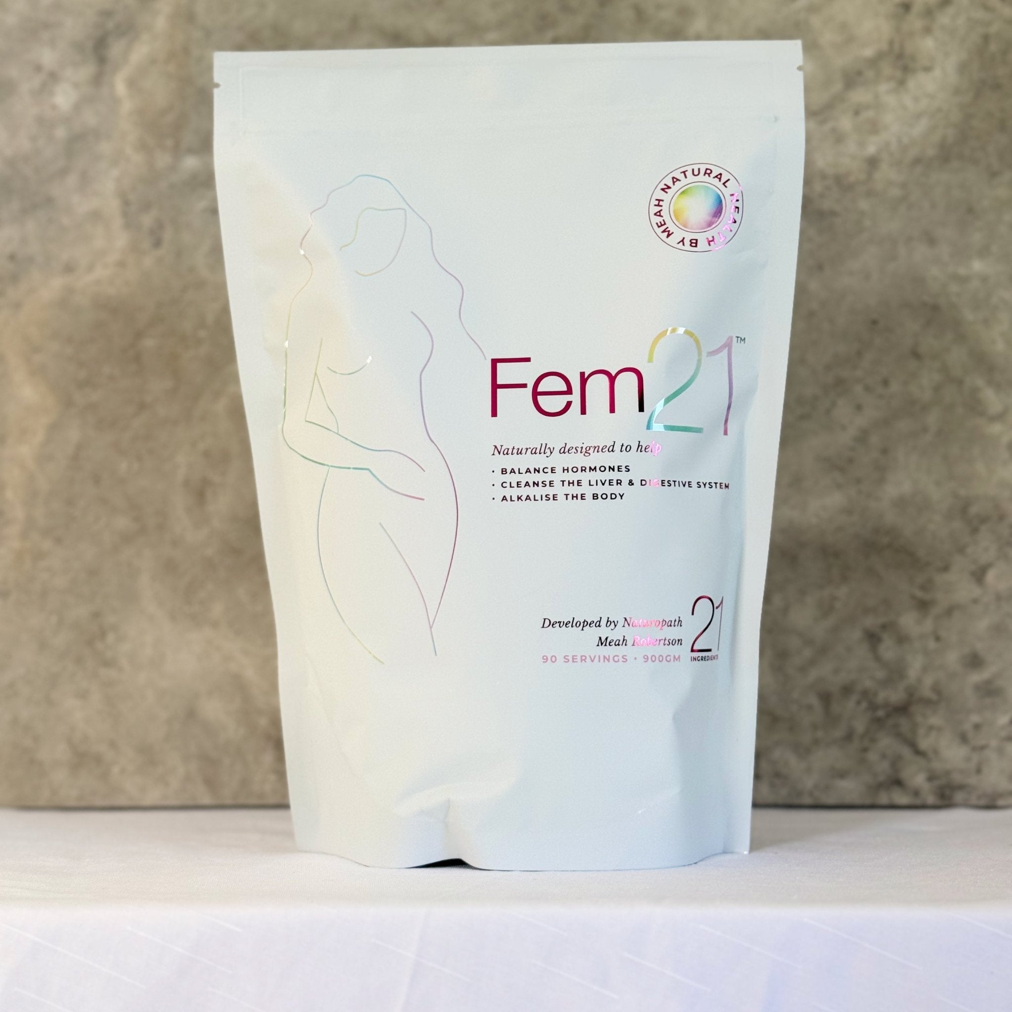 Fem21 - 900g Pouch - 90 servings - Natural Health by Meah