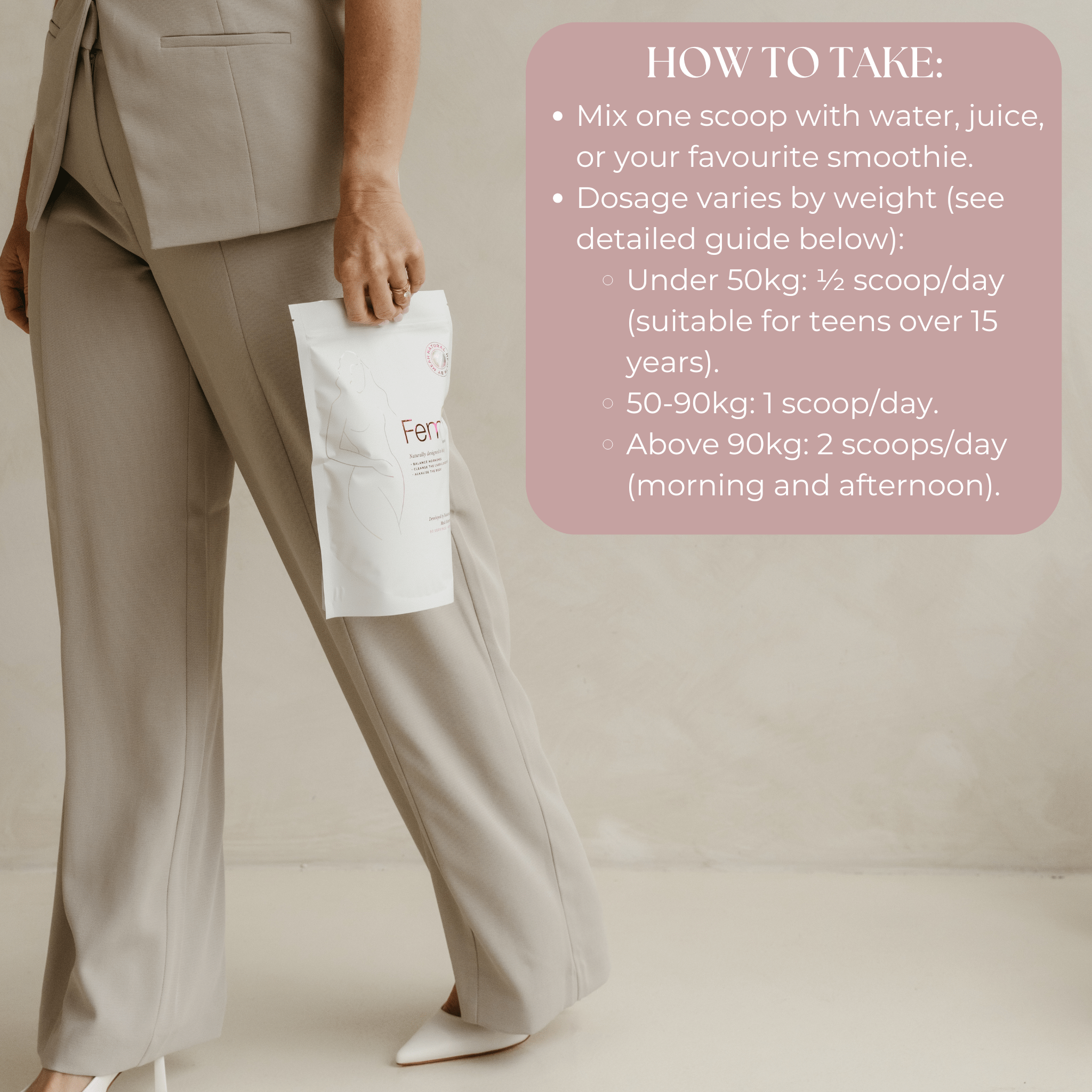 Fem21 - 900g Pouch - 90 servings - Natural Health by Meah