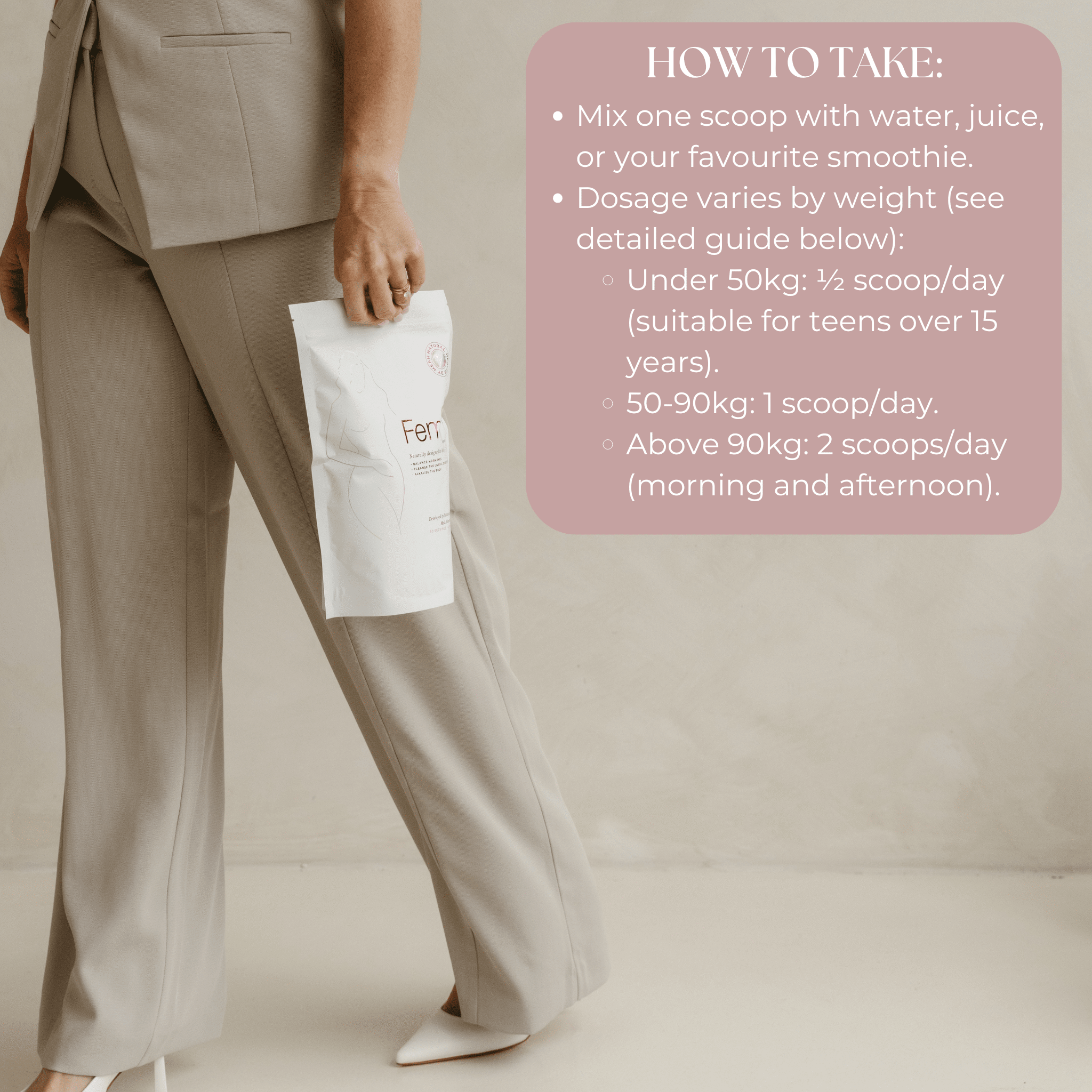 Fem21 - 900g Pouch - 90 servings - Natural Health by Meah