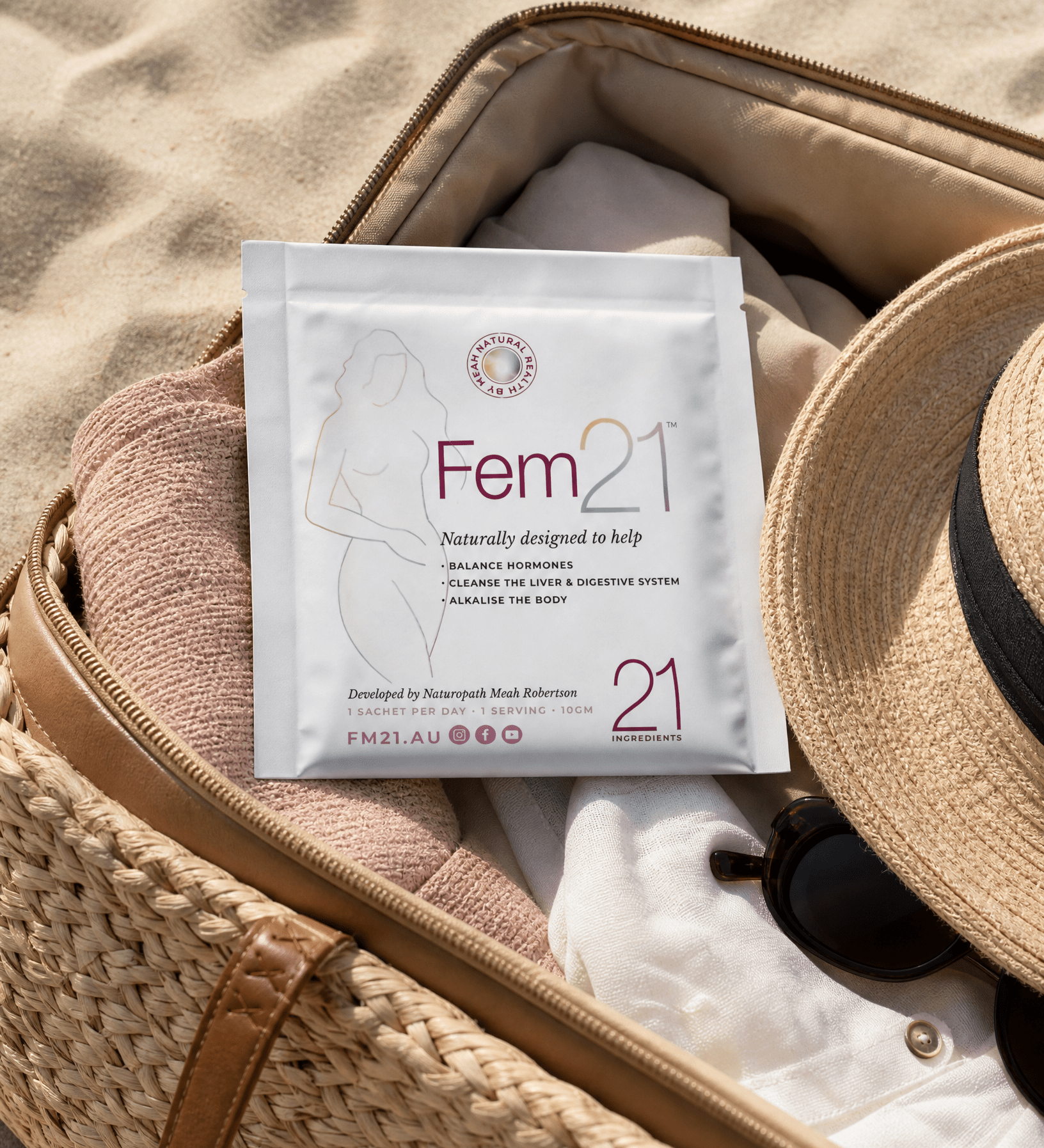 Fem21 Travel Pack - 7 servings - Natural Health by Meah
