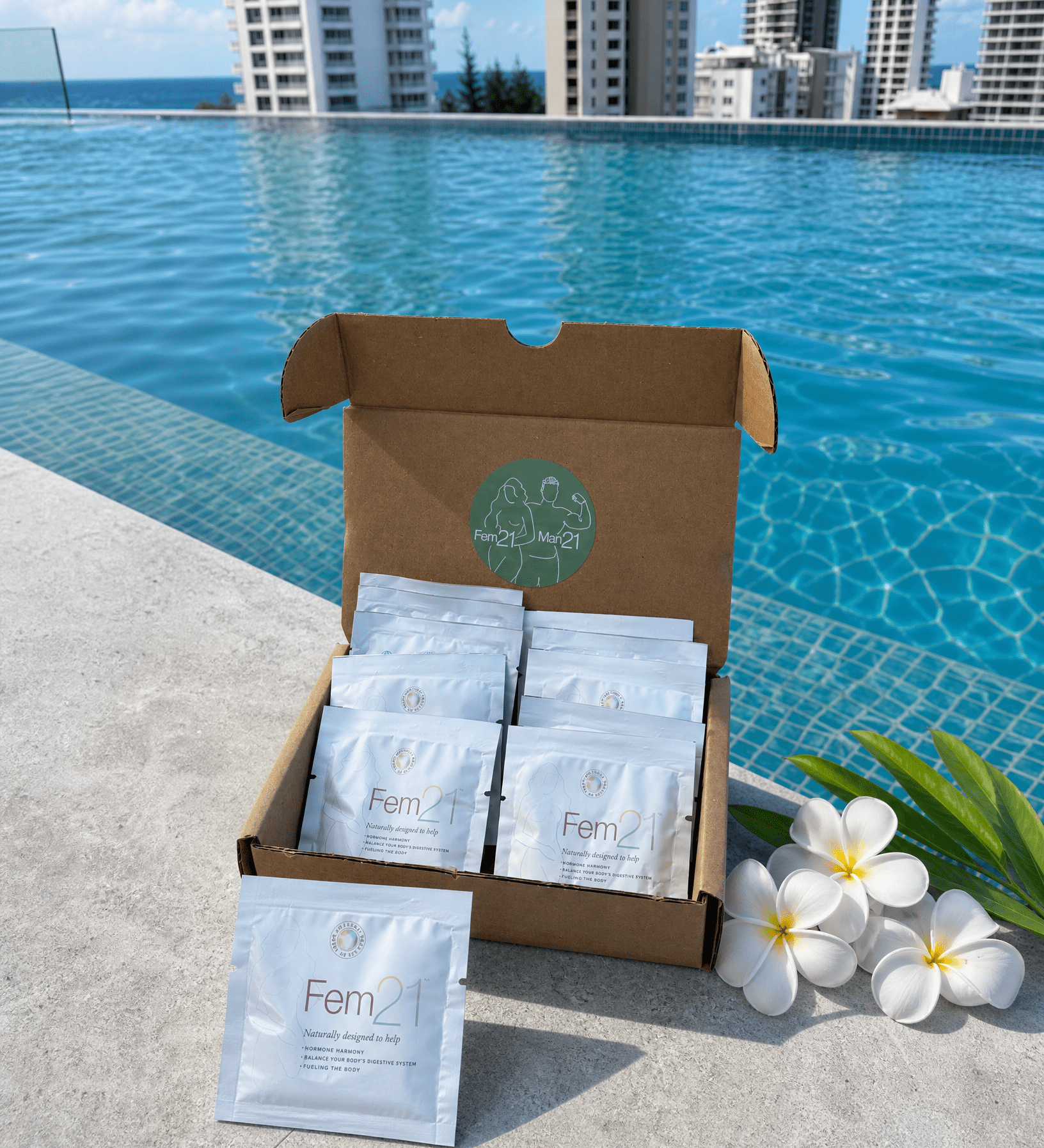 Fem21 Travel Pack - 7 servings - Natural Health by Meah