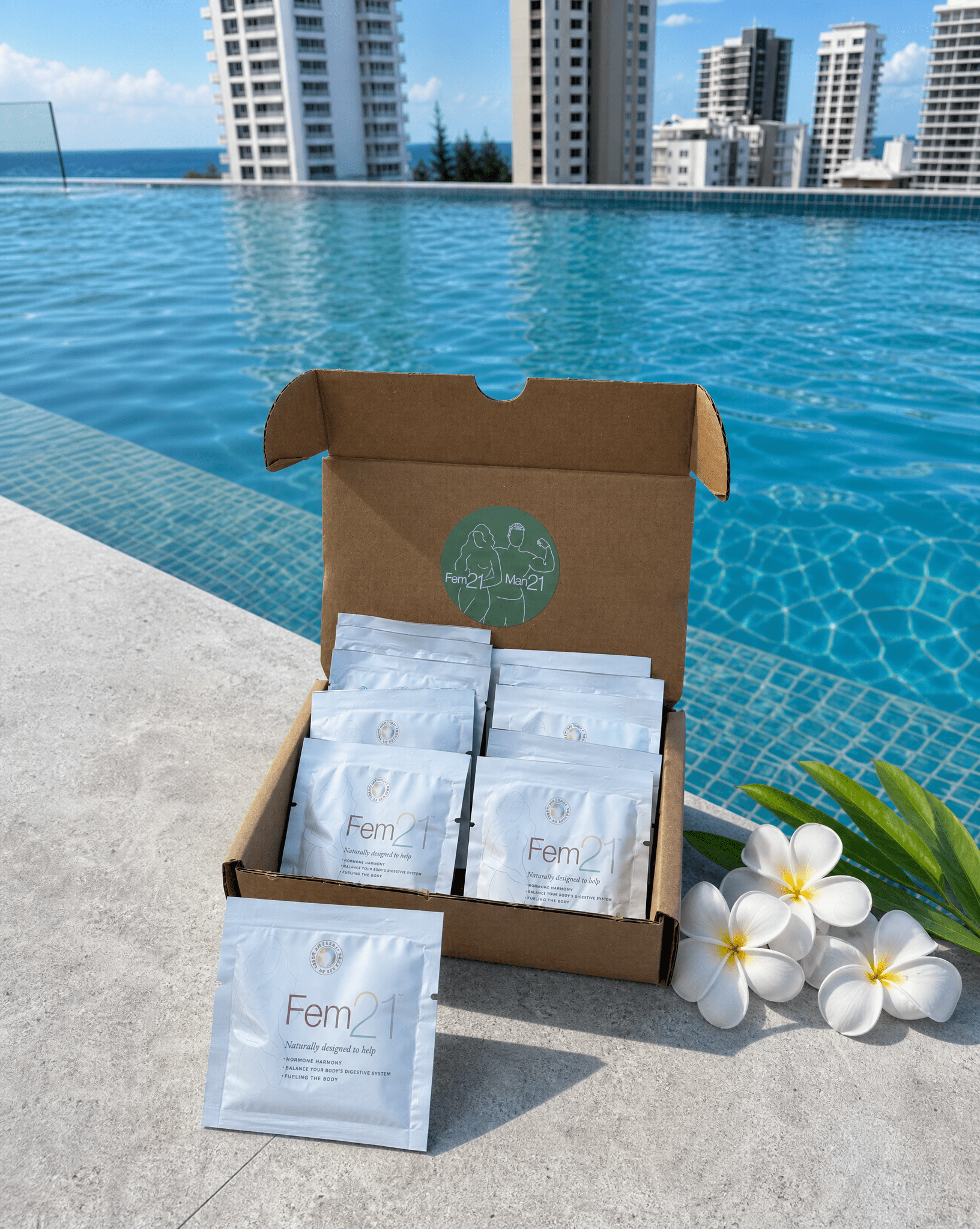 Fem21 Travel Pack - 7 servings - Natural Health by Meah