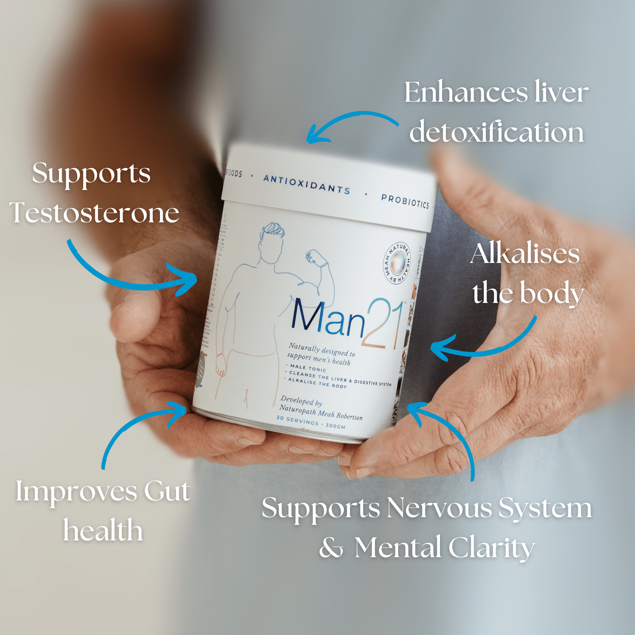His & Hers Bundle – Fem21 + Man21 (300g each) - Natural Health by Meah