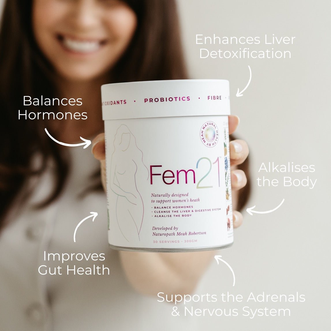 His & Hers Bundle – Fem21 + Man21 (300g each) - Natural Health by Meah