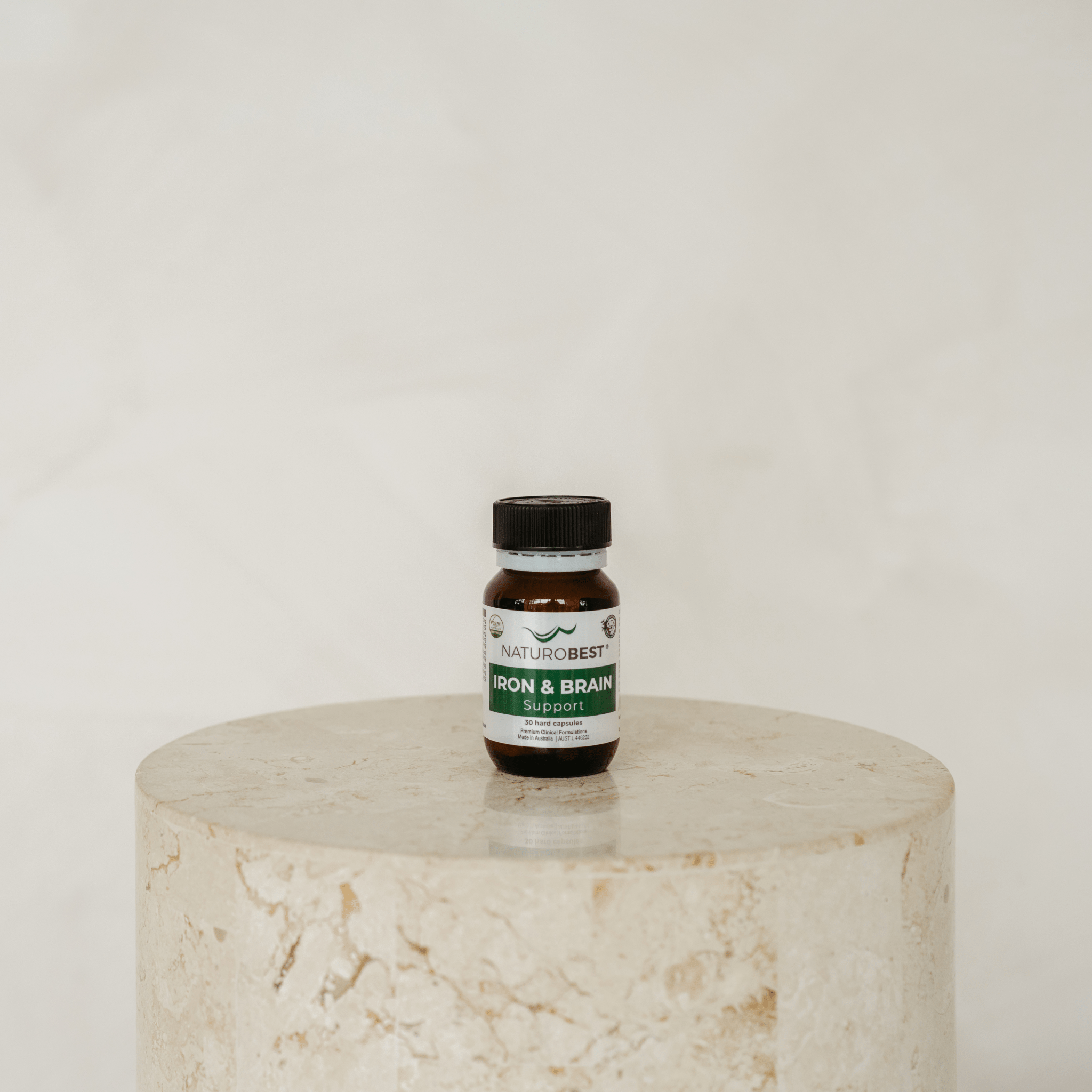 Iron & Brain Support 30caps - NaturoBest - Natural Health by Meah
