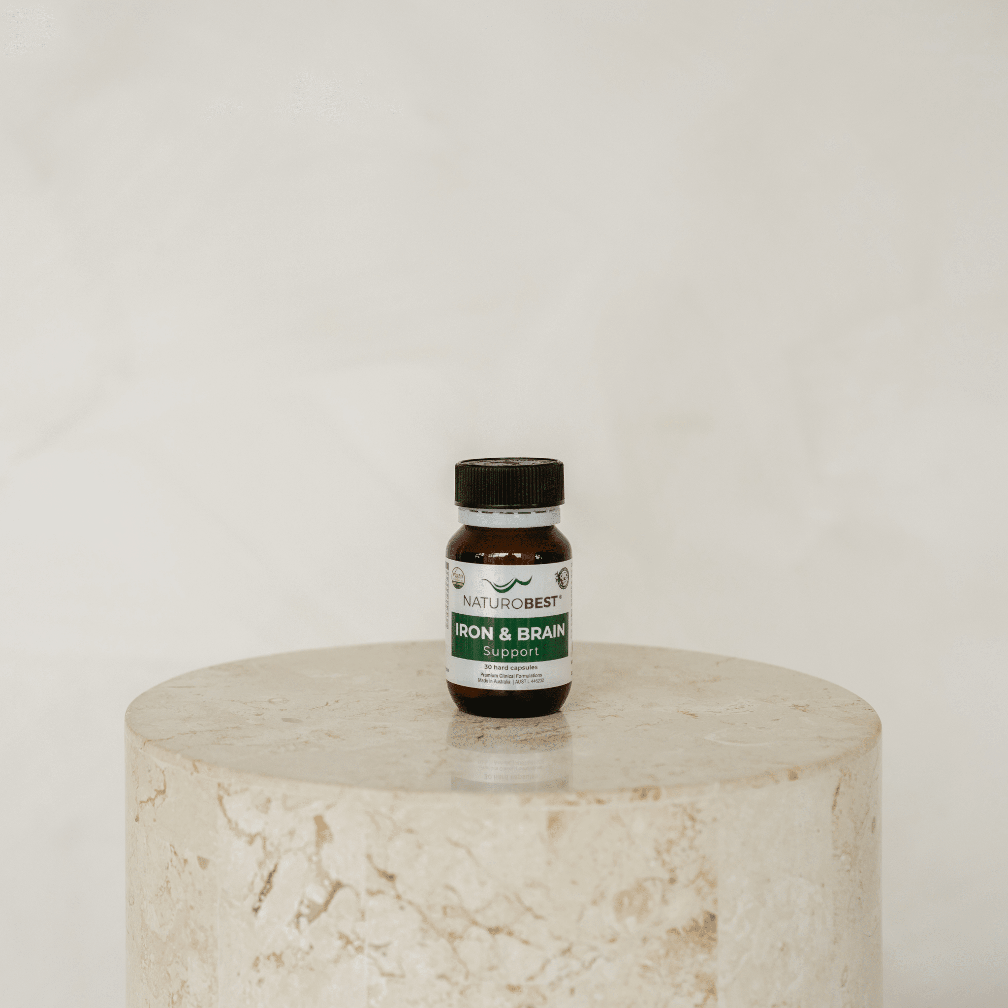 Iron & Brain Support 30caps - NaturoBest - Natural Health by Meah
