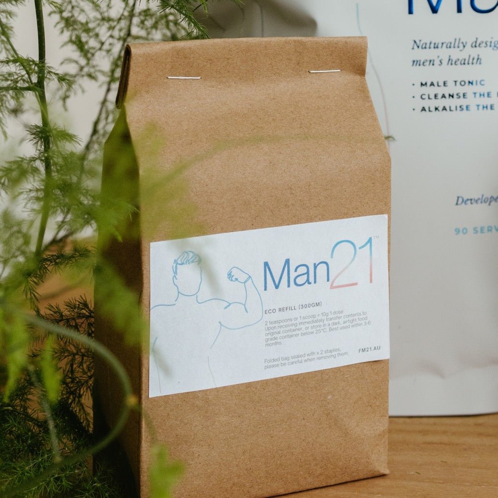 Man21 - 300g Eco Refill - 30 servings - Natural Health by Meah