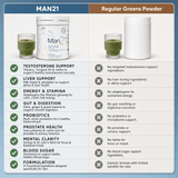 Man21 - 300g tub - 30 servings - Natural Health by Meah