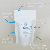 Man21 - 70g pouch - 7 servings - Natural Health by Meah