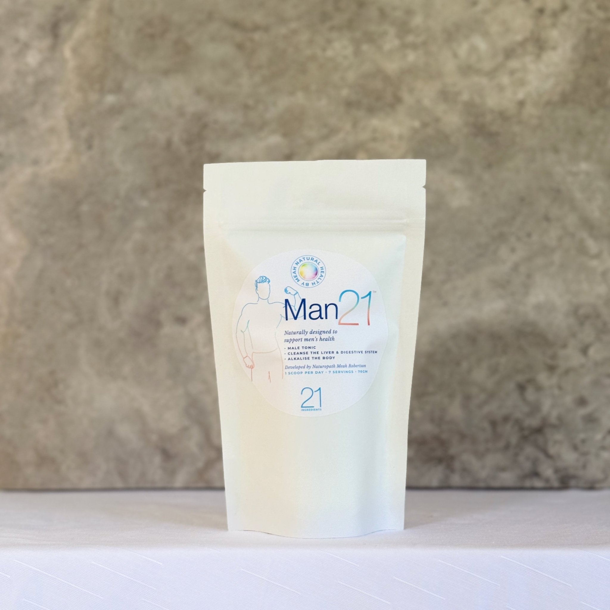 Man21 - 70g pouch - 7 servings - Natural Health by Meah