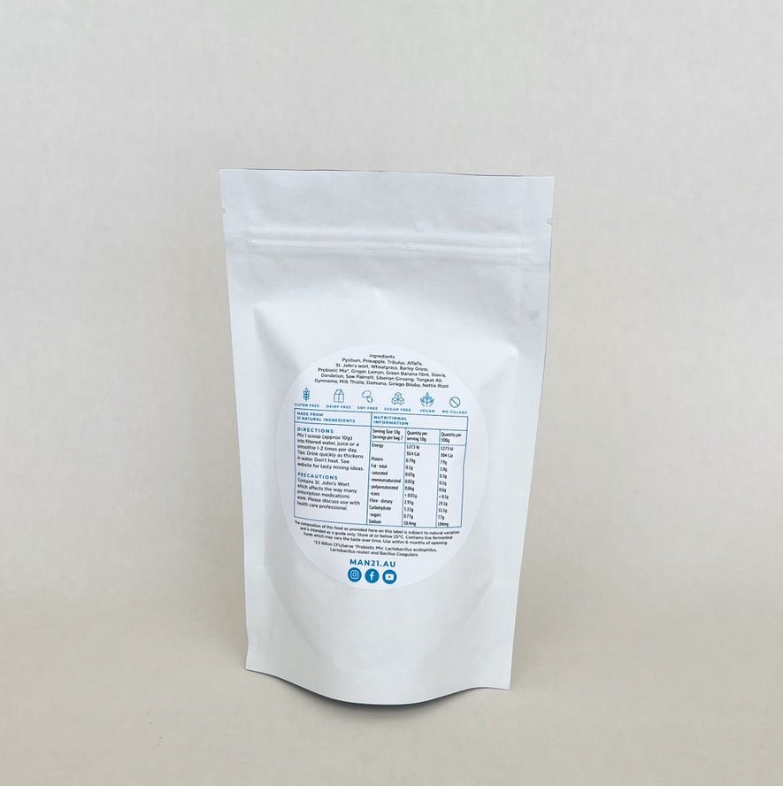 Man21 - 70g pouch - 7 servings - Natural Health by Meah